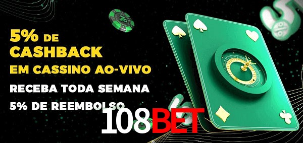 Promoções do cassino ao Vivo 108bet